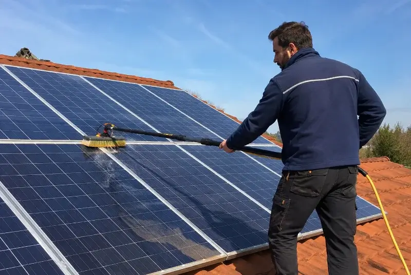 Nettoyage et entretien de panneaux solaires à Claira